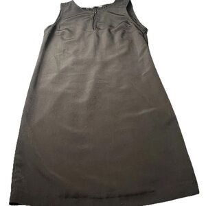 Zara black Sheath Mini Dress Crew Neck Sleeveless